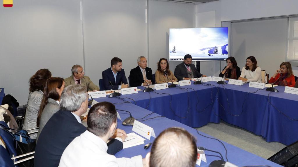 Alejandro Blanco, junto a sus socios del Comité Olímpico Español