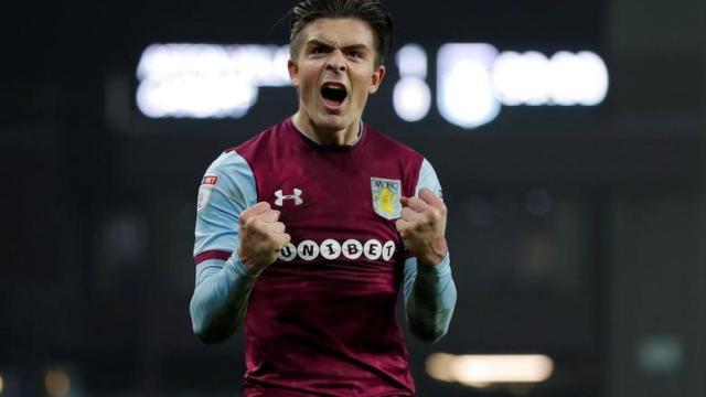 Jack Grealish con el Aston Villa