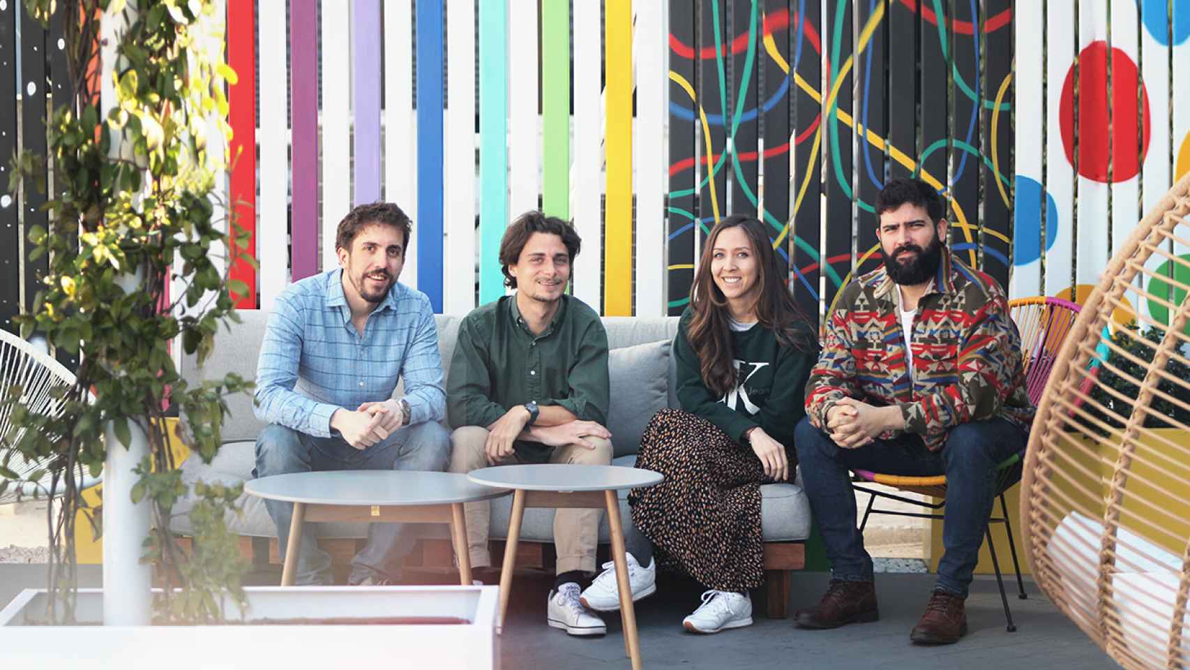 Los fundadores de startup española Meep.