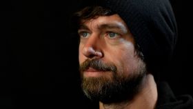 FILE PHOTO: Jack Dorsey, co-founder of Twitter and fin-tech firm Square, sits for a portrait during an interview with Reuters in London
