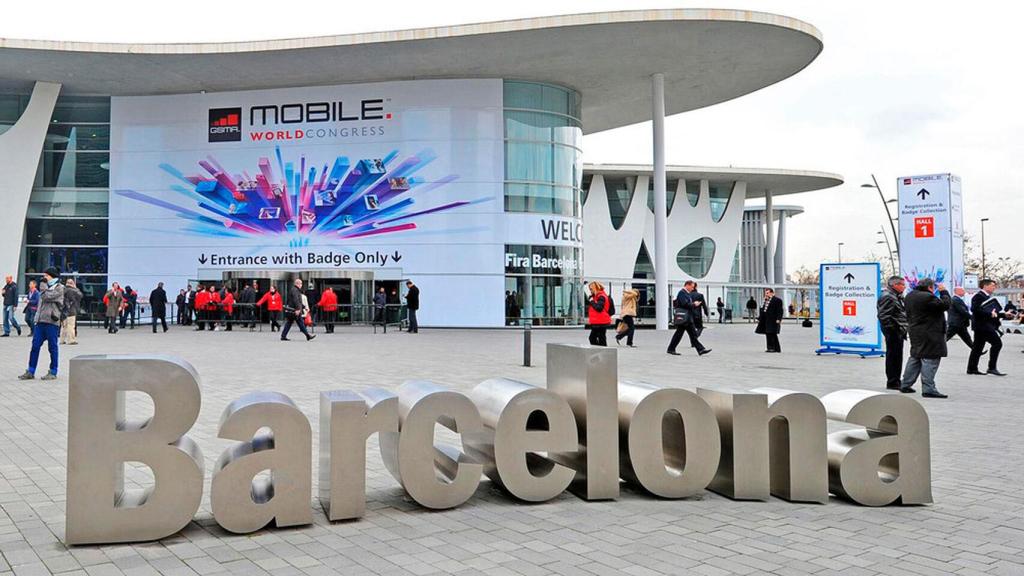 Imagen del recinto donde se realiza el Mobile World Congress.