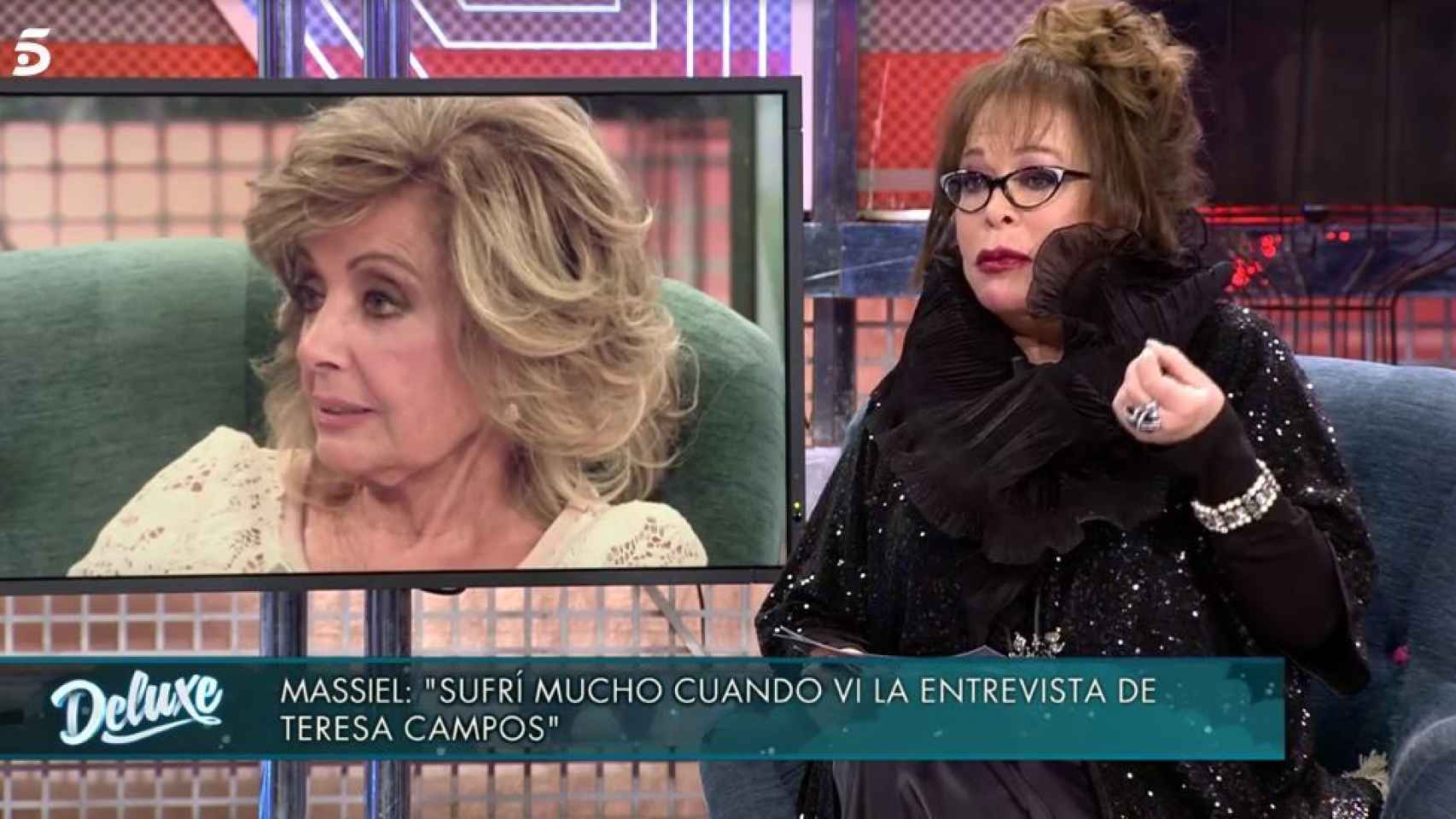 Massiel opina sobre la entrevista de María Teresa Campos en 'Deluxe'.