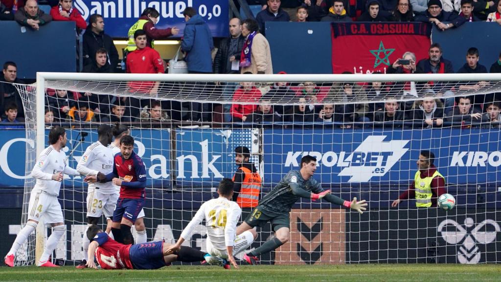 Unai Garcia supera a Courtois y adelanta a Osasuna