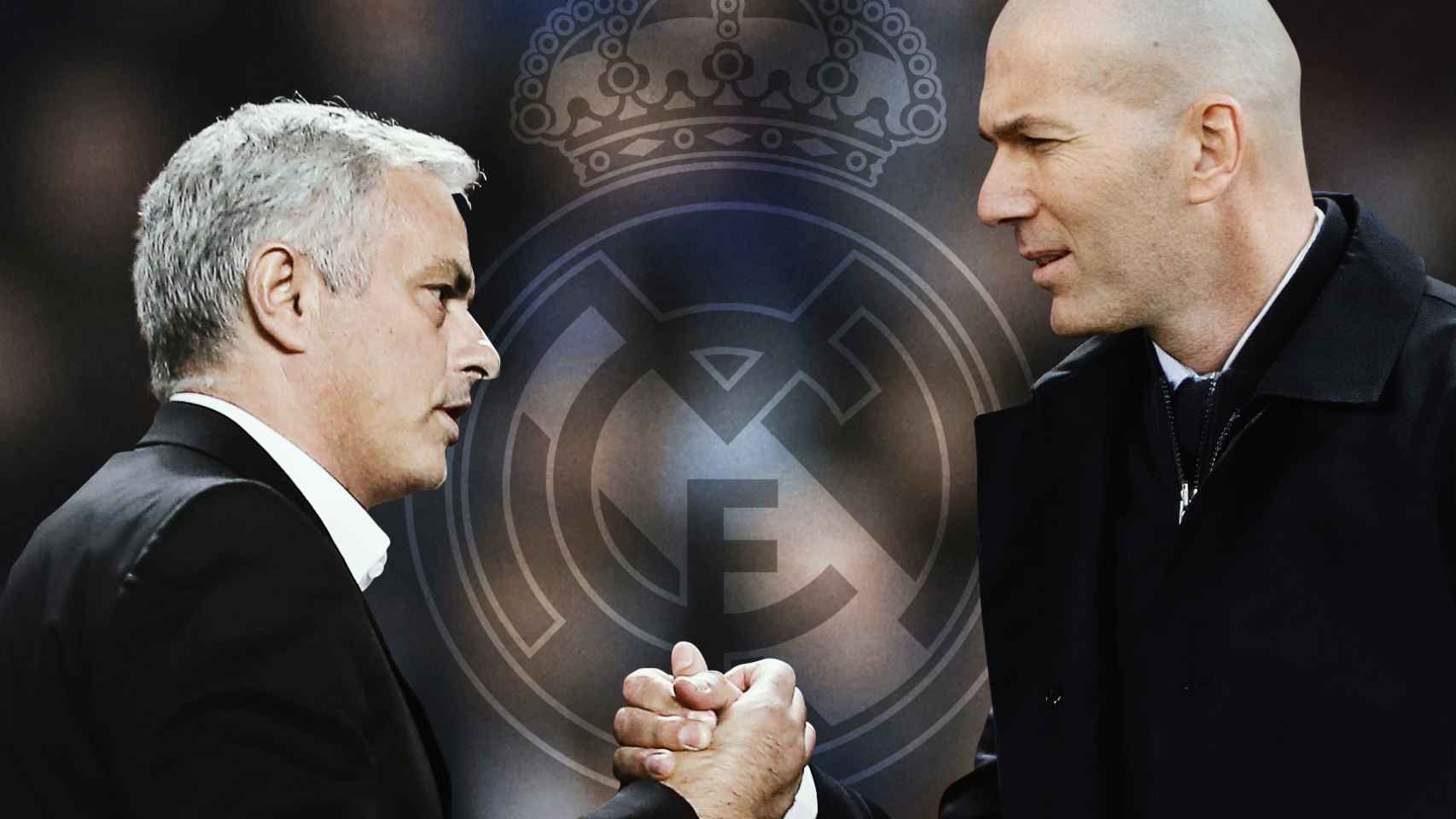 Mourinho y Zinedine Zidane