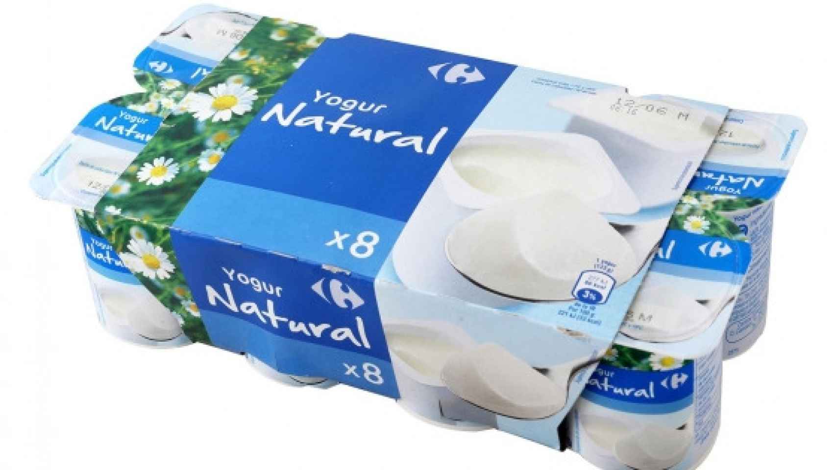 Yogur natural Carrefour.