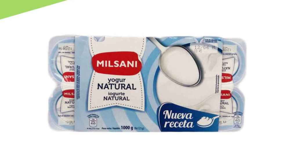 Yogur natural Milsani (Aldi)