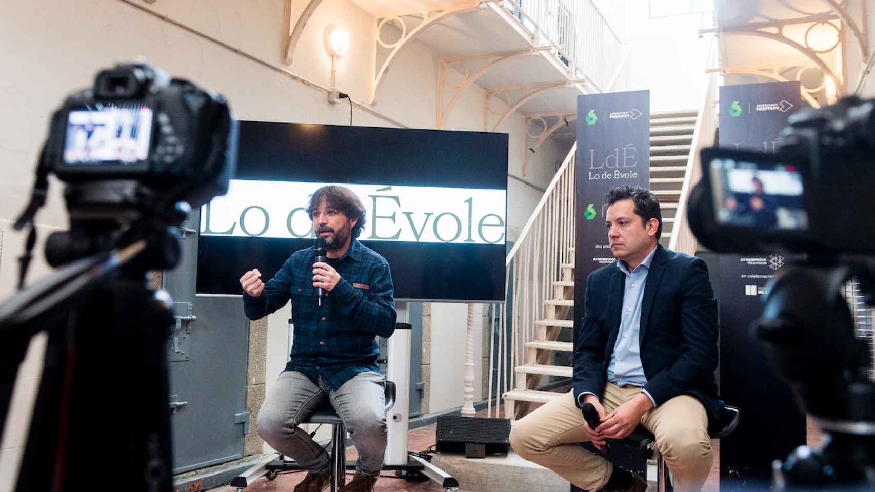 Jordi Évole junto al director de laSexta, Mario López (Atresmedia)