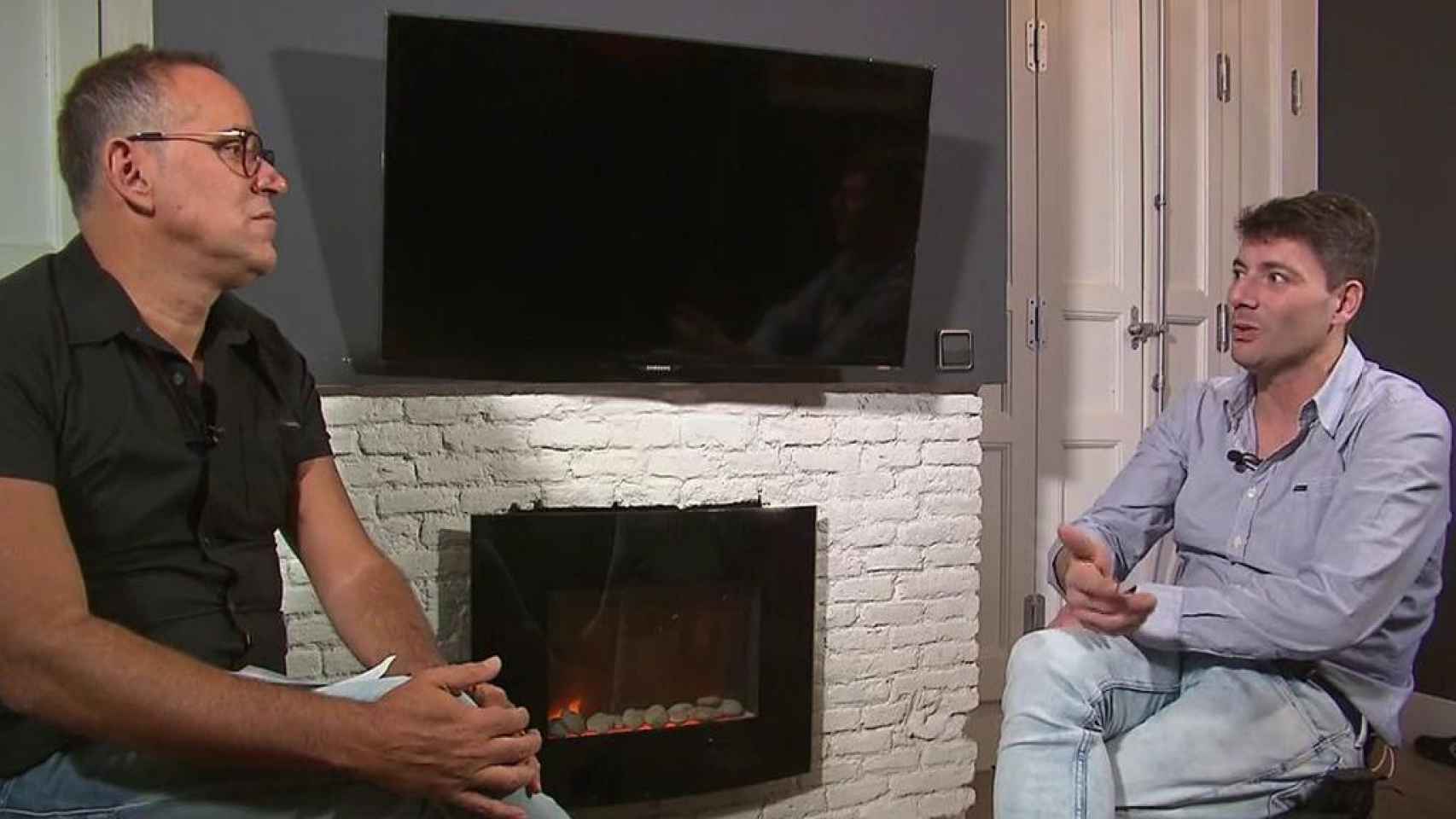 El exmarido de Belén Esteban concedió su última entrevista a Aurelio Manzano en su casa.