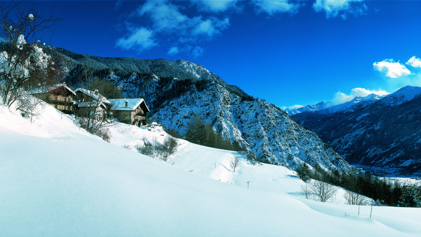 Valle de Aosta, en Los Alpes.