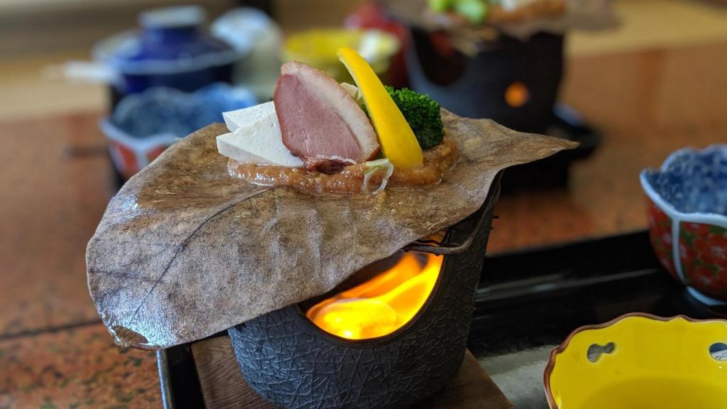 El desayuno en Akao-kan