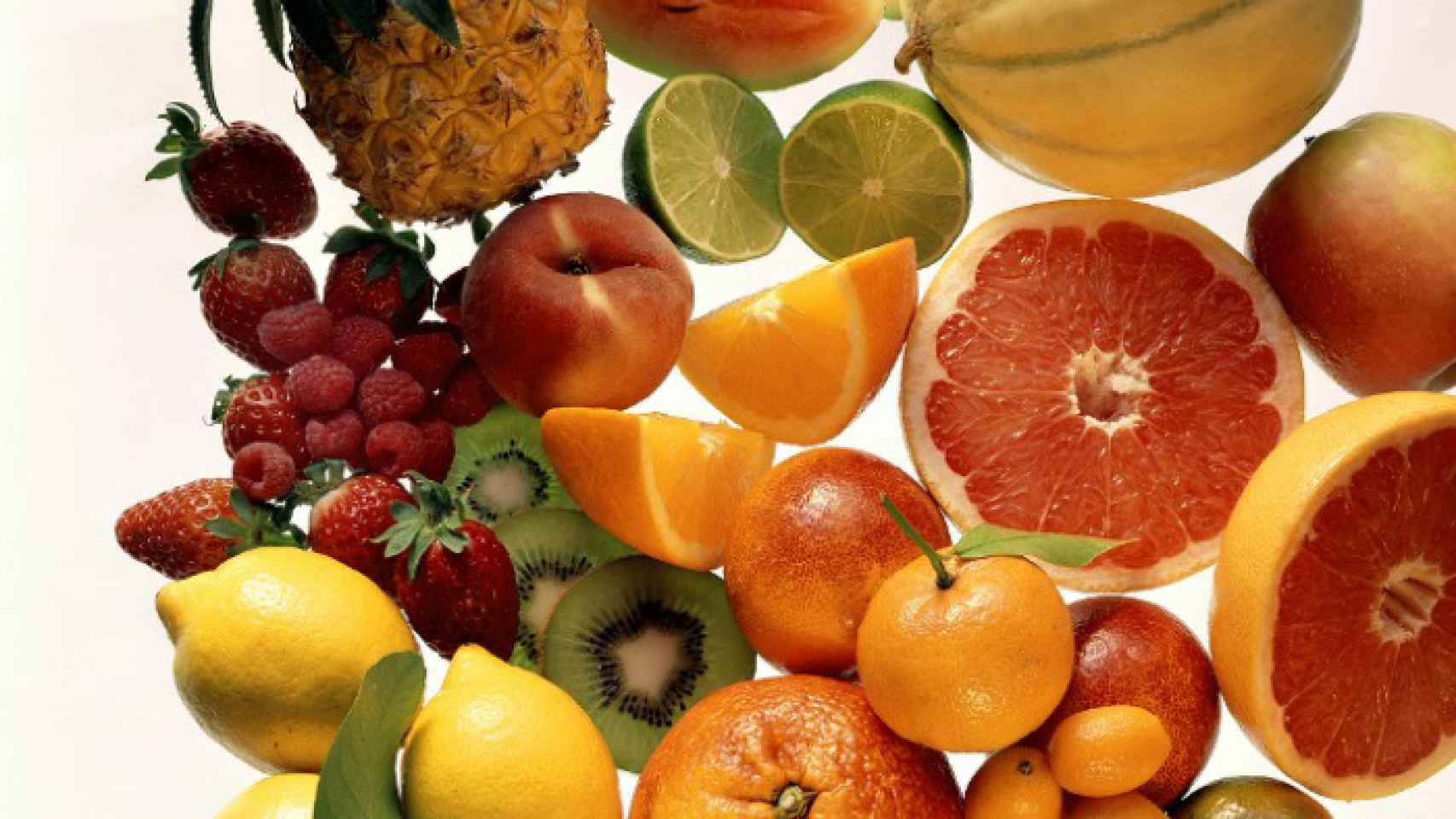 Diferentes tipos de fruta.