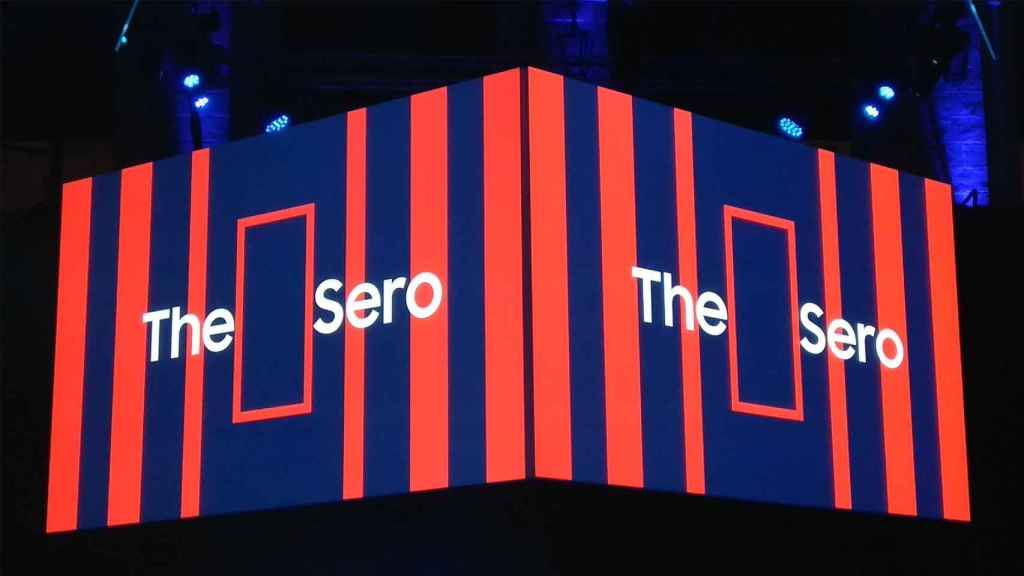 The Sero, el televisor vertical de Samsung.