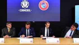 Reunión entre la UEFA y la Conmebol