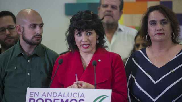 La líder de Adelante Andalucía y de Anticapitalistas, Teresa Rodríguez.