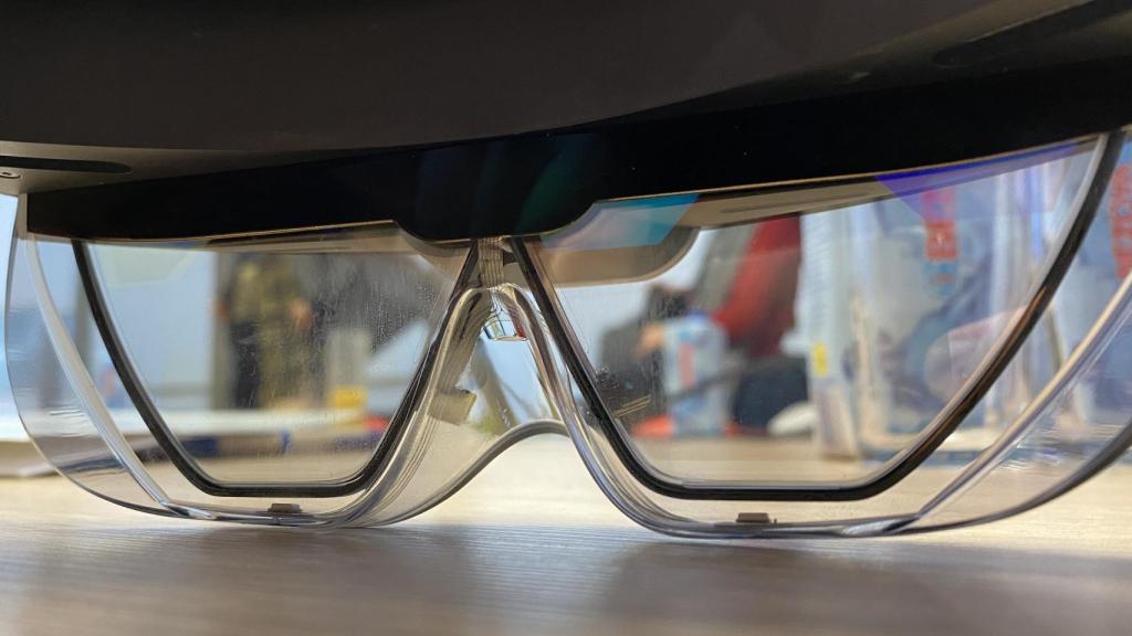 Las HoloLens, desde dentro.