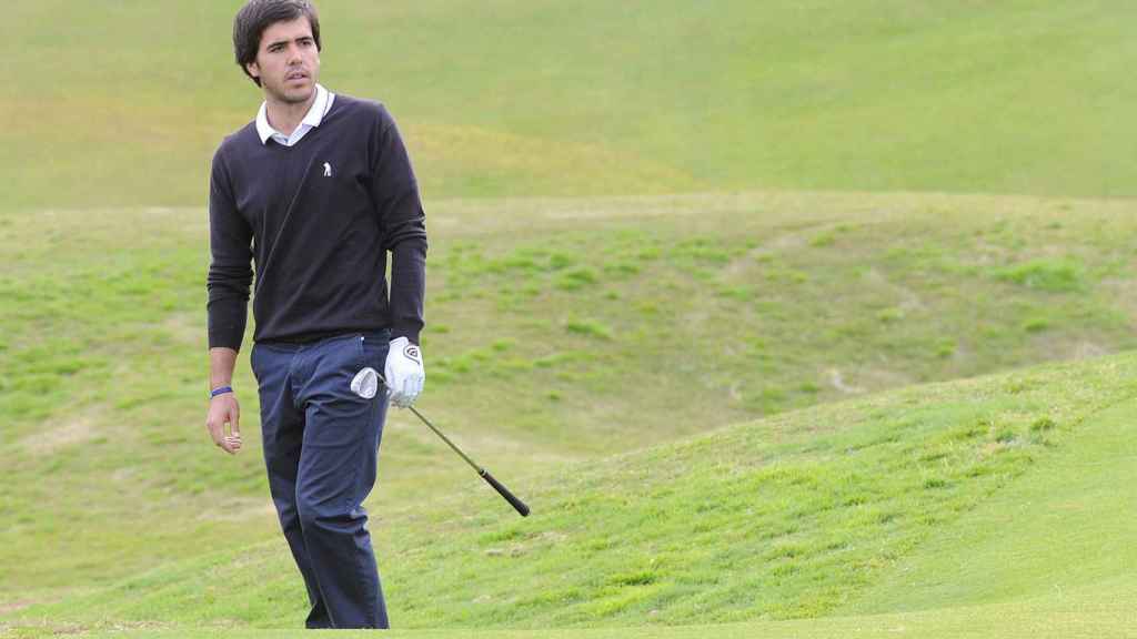 Javier Ballesteros es hijo del golfista Severiano Ballesteros.