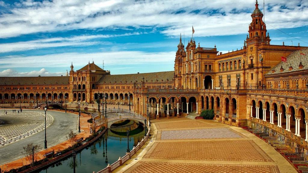 Plaza España de Sevilla.