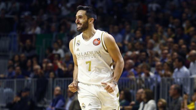 Campazzo, durante el partido de Copa del Rey entre el Real Madrid y Valencia Basket