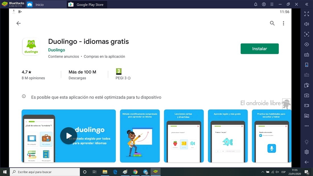 Pasos para descargar Play Store en la PC