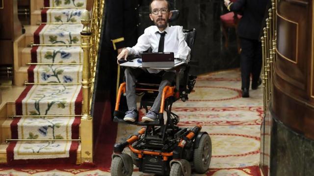 Pablo Echenique, portavoz del Grupo Parlamentario de Unidas Podemos en el Congreso de los Diputados.