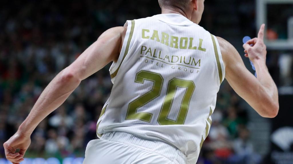 Jaycee Carroll, durante la final de la Copa del Rey entre Real Madrid y Unicaja