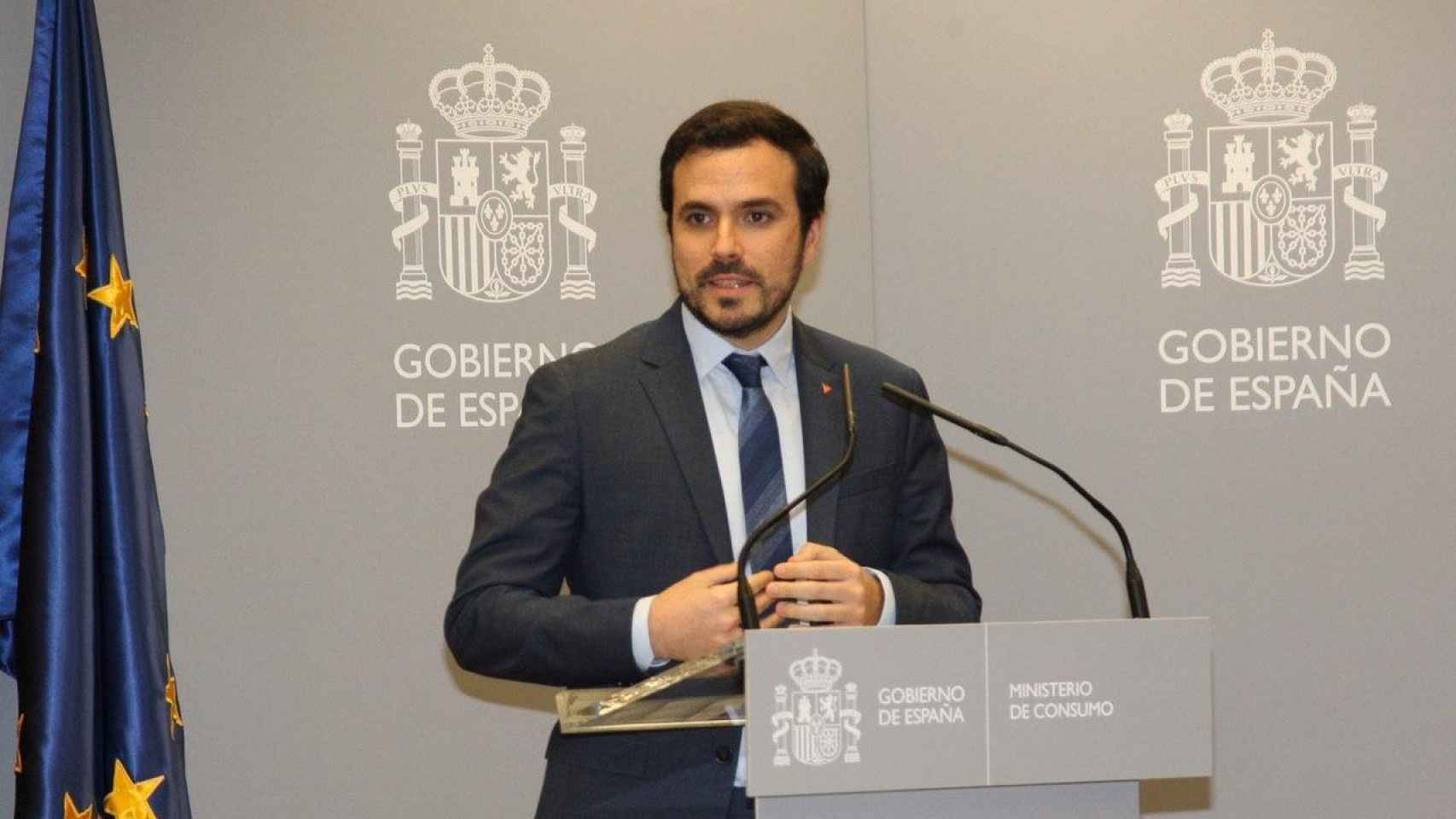 El ministro, Alberto Garzón, ha anunciado las nuevas medidas para regular el juego.