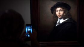 'Joven con gorra negra'', de Rembrandt, en el Thyssen.