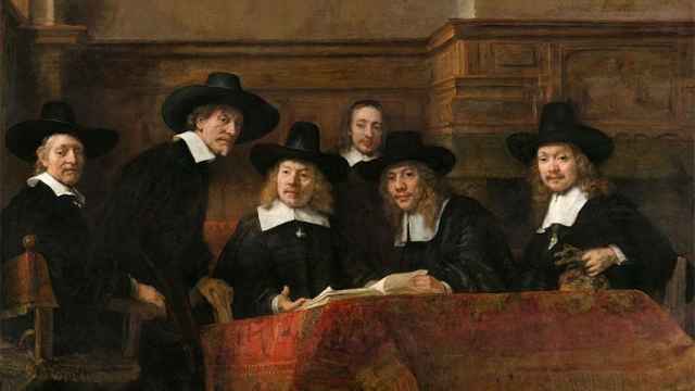 Rembrandt: 'Los síndicos de los pañeros', 1662