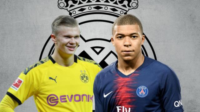 Haaland y Mbappé