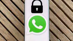 WhatsApp en un móvil.