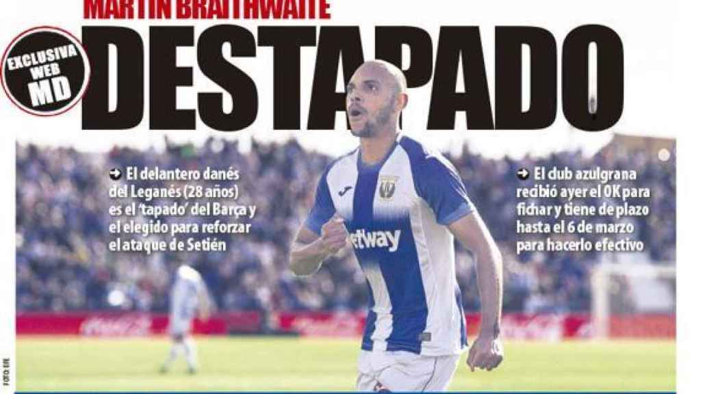 Portada Mundo Deportivo (18/02/2020)