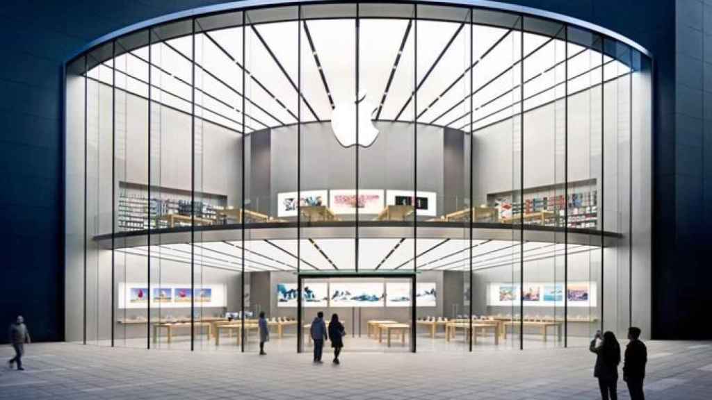Apple Store en Nanjing (China).