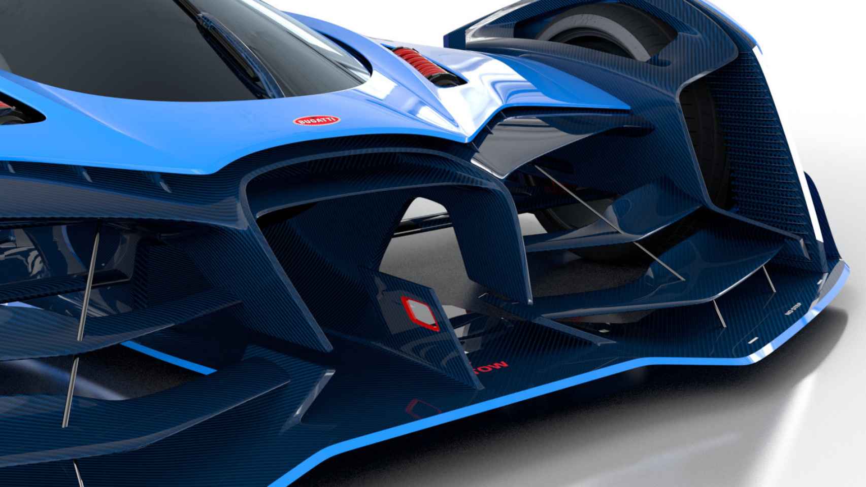 El frontal está inspirado en el de los Bugatti clásicos
