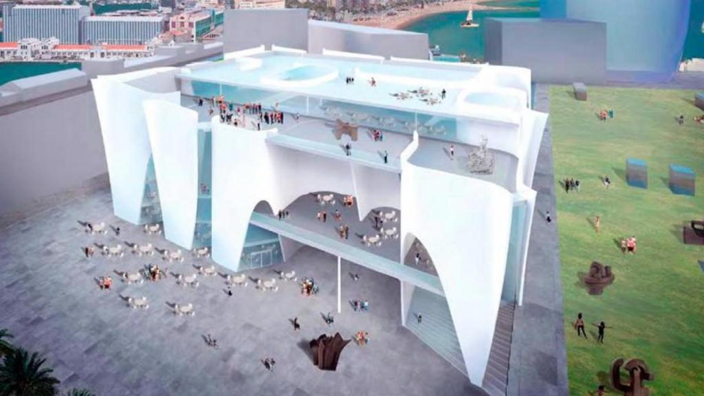 Diseño de Toyo Ito para el Hermitage en Barcelona.