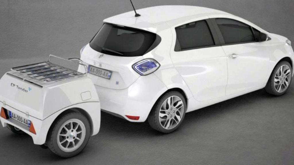 El remolque añadiría 60 kWh a nuestro coche