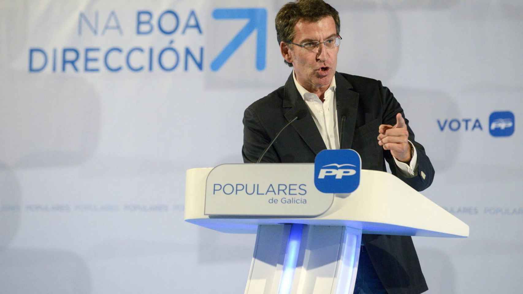 El presidente del PP en Galicia, Alberto Núñez Feijoó.
