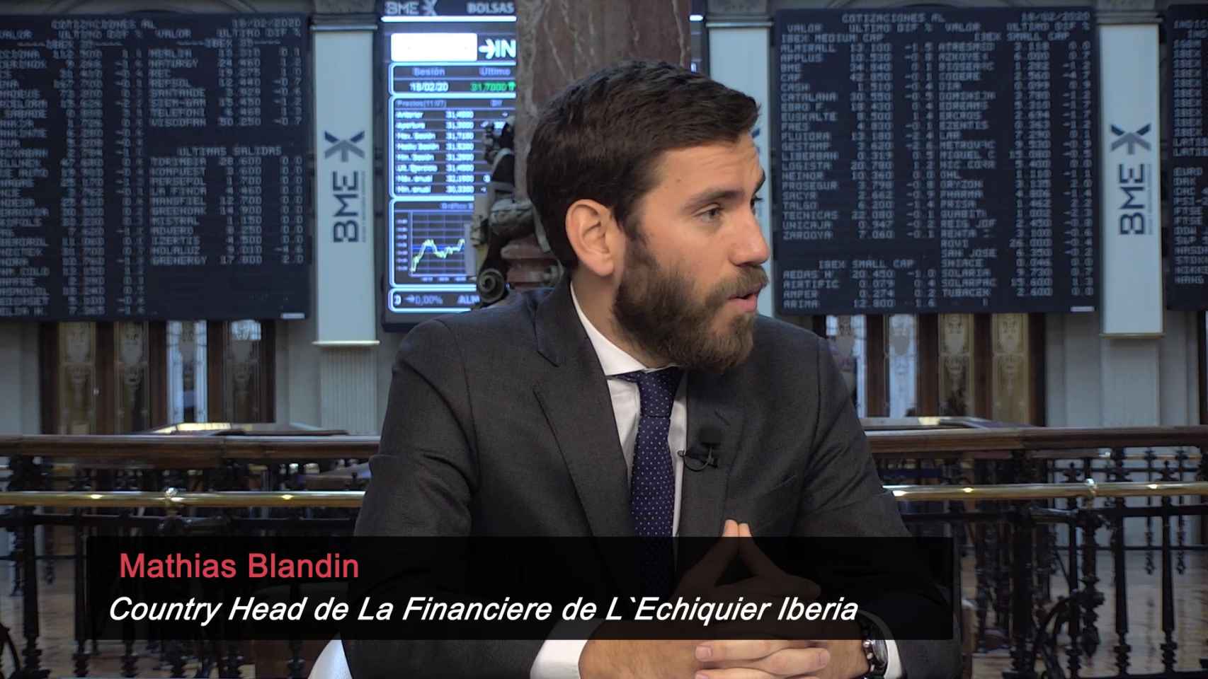 Mathias Blandin, responsable de La Financière de l'Echiquier en España