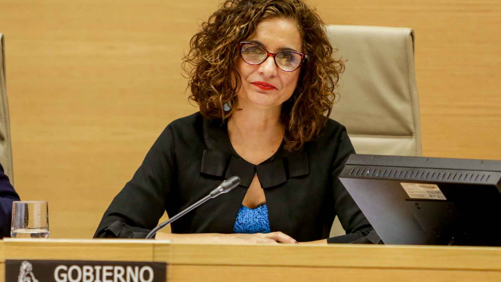 María Jesús Montero, durante una comparecencia parlamentaria.
