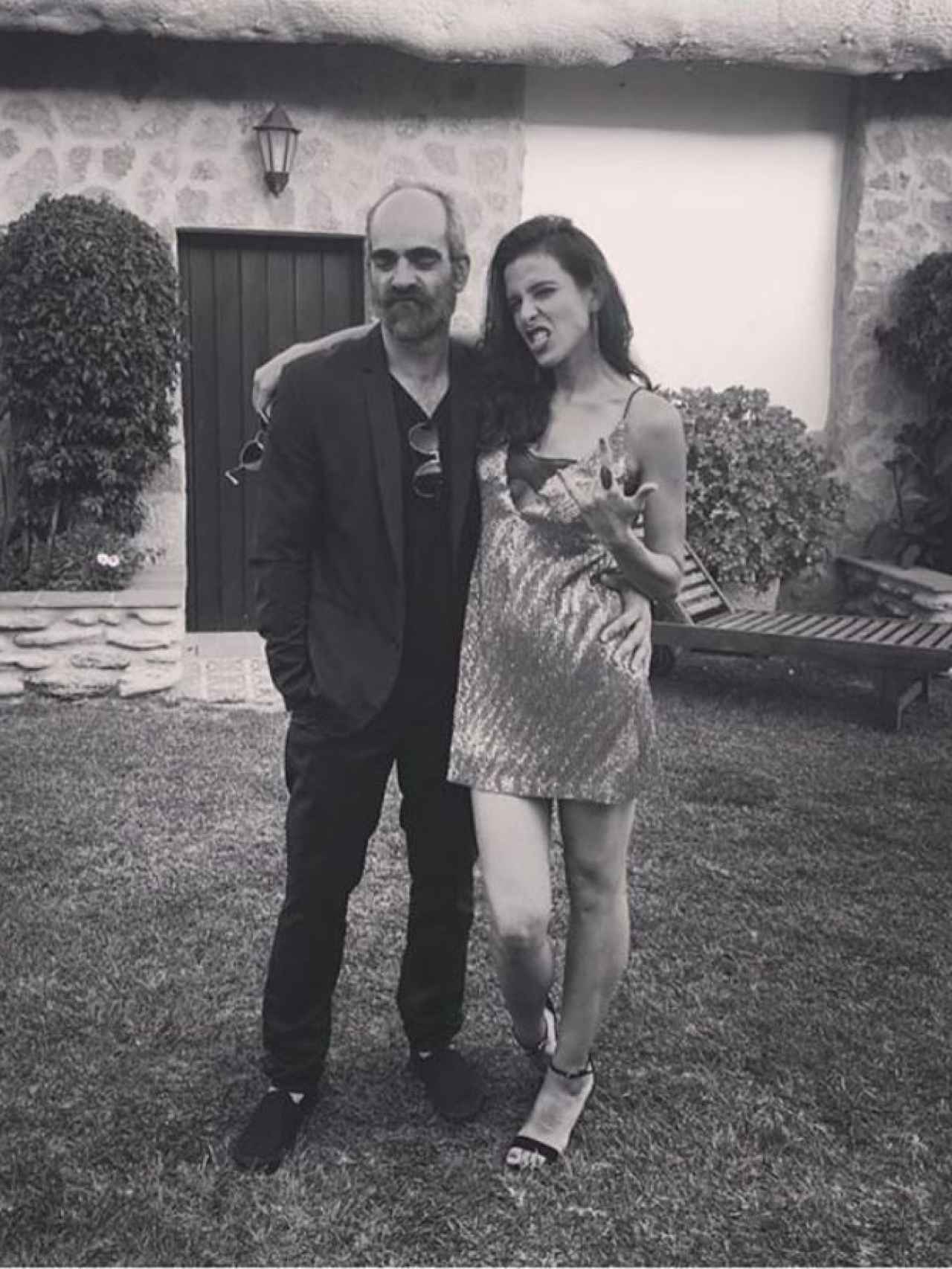 Luis Tosar y María Luisa Mayol, en una fotografía de sus redes sociales.