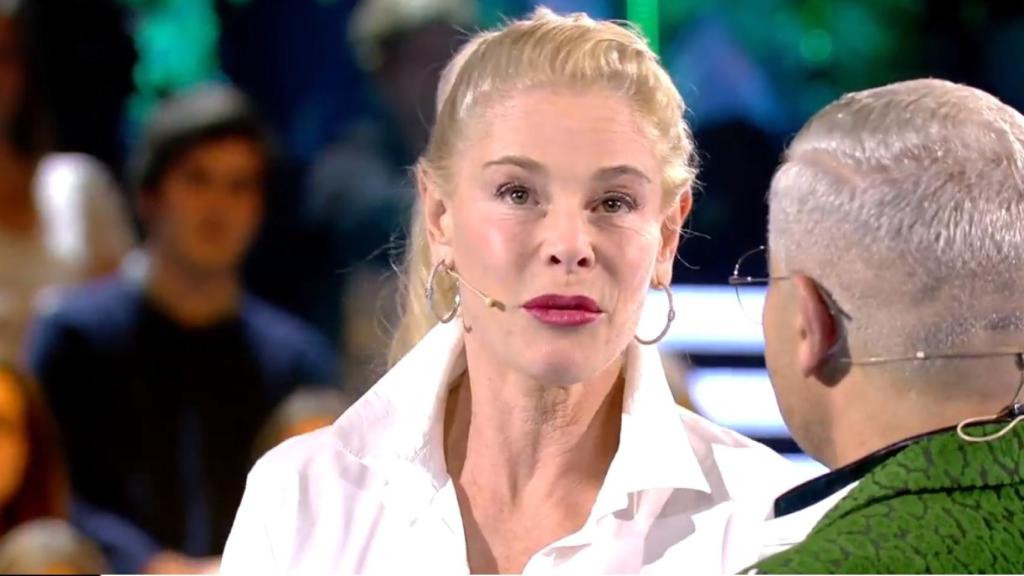 Belén Rueda, junto a Jorge Javier en Supervivientes.