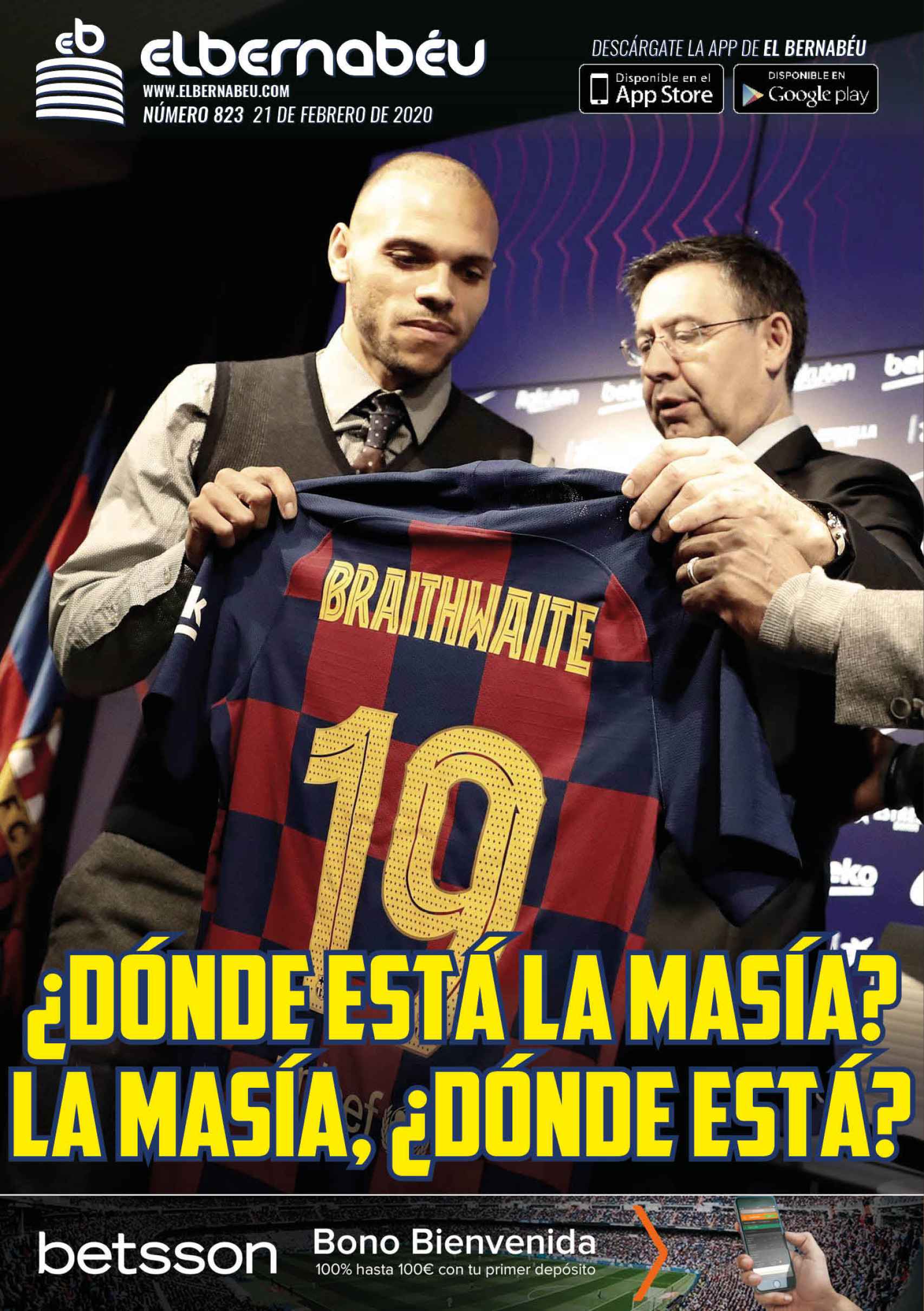 La portada de El Bernabéu (21/02/2020)