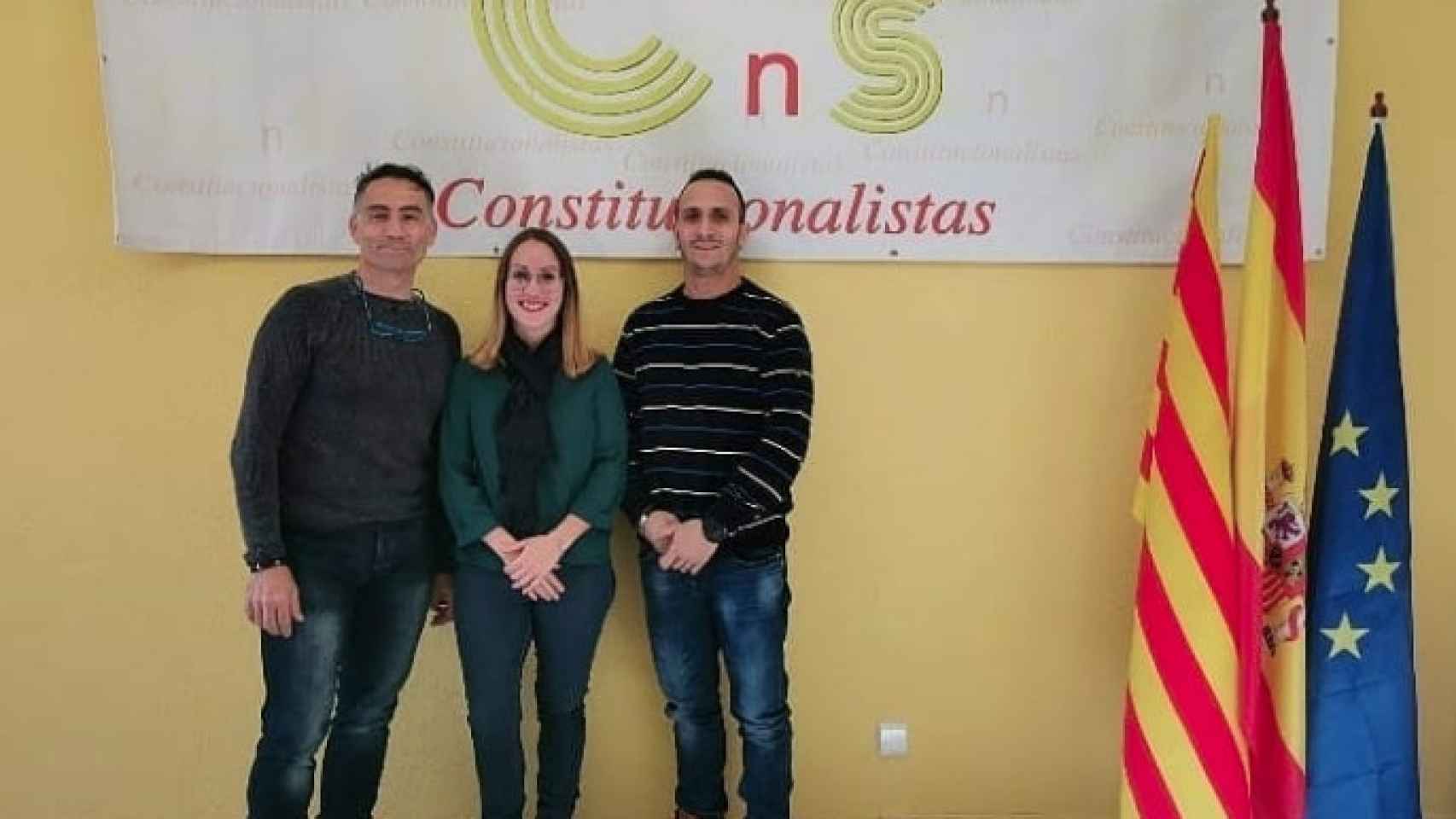 Tres de los promotores de Plataforma Osona Ciudadana.