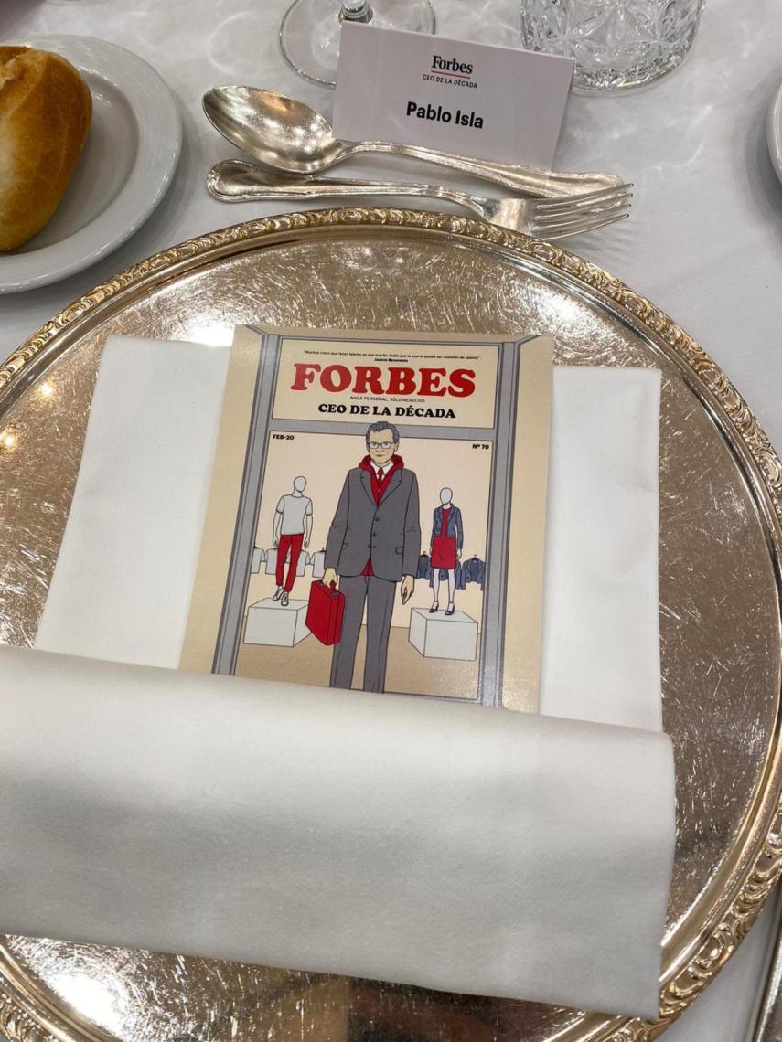 La portada con Isla, de 'Forbes' febrero 2020.