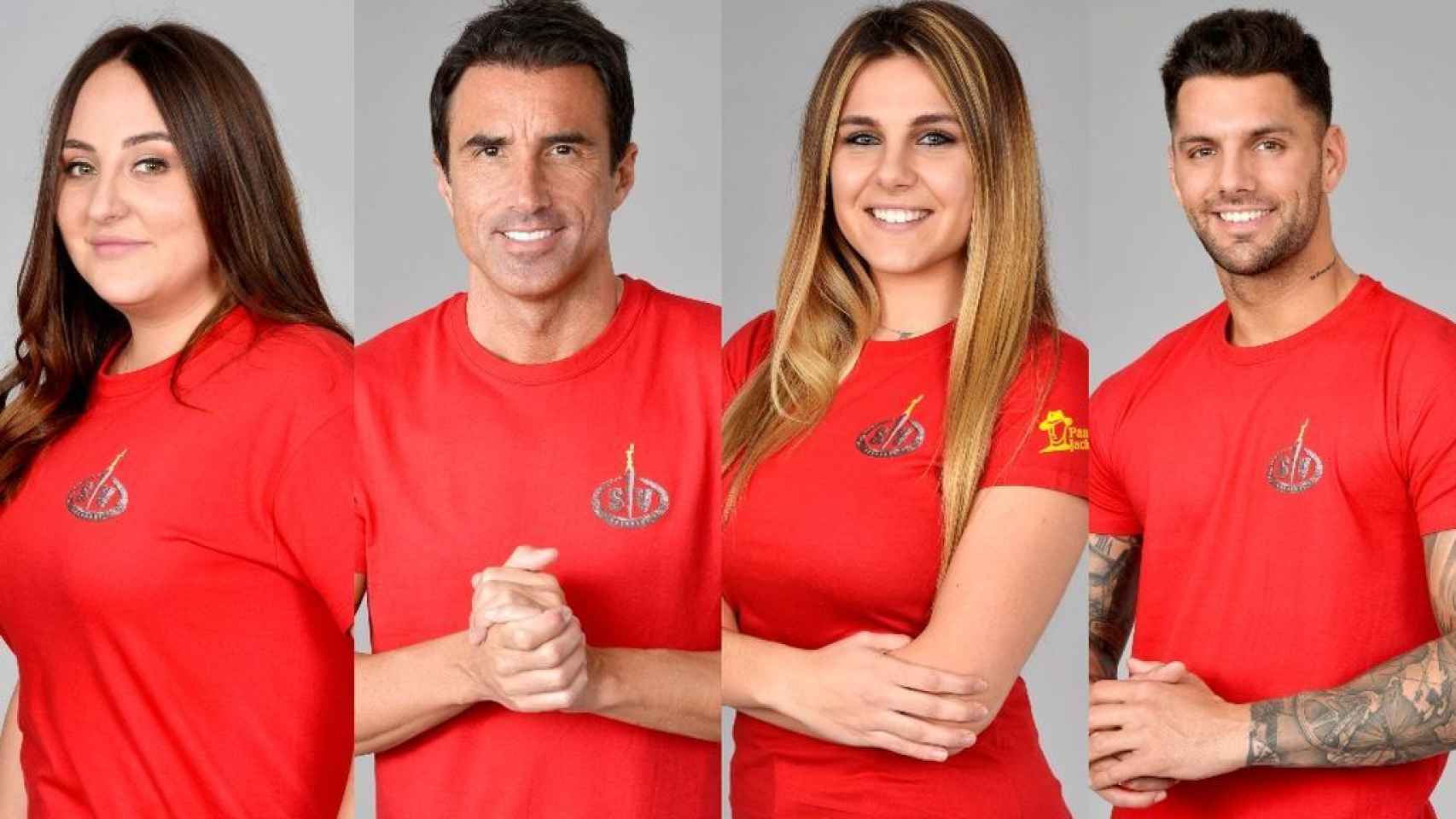 Rocío Flores, Hugo Sierra, Ivana Icardi y Albert Barranco (Mediaset)