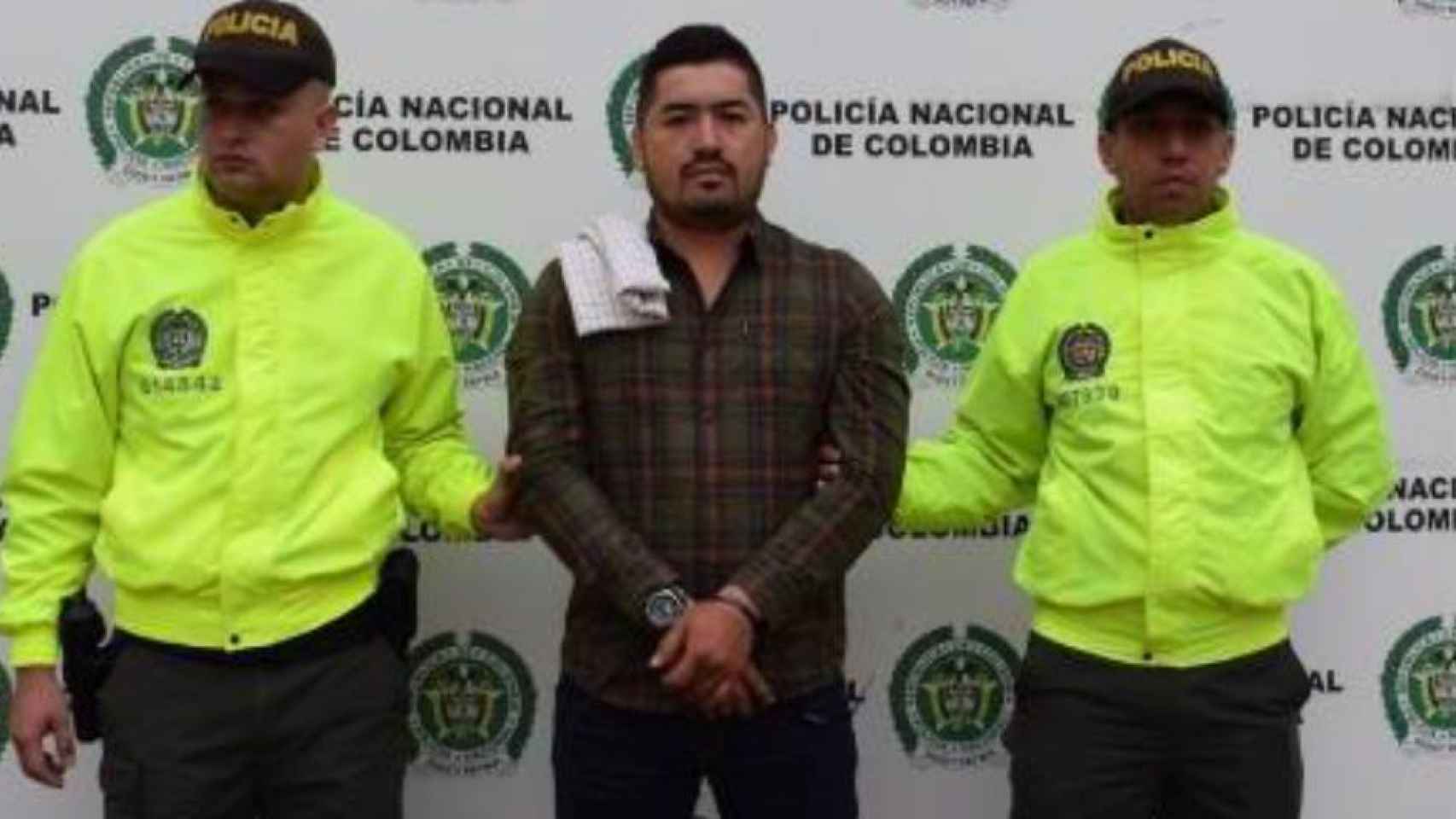 José Albeiro Arrigui, alias 'Contador', detenido por la policía colombiana.