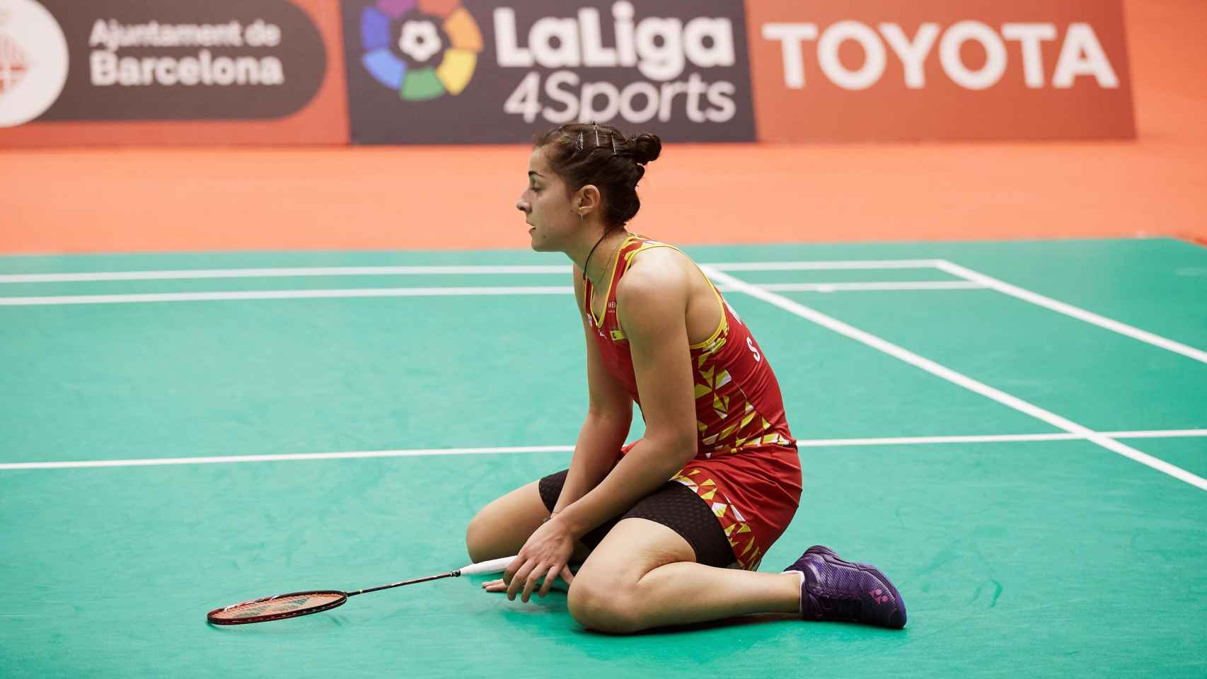 Carolina Marín, en la final del Barcelona Spain Masters