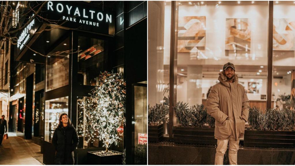 El matrimonio está alojado en uno de los hoteles más caros de la Gran Manzana.