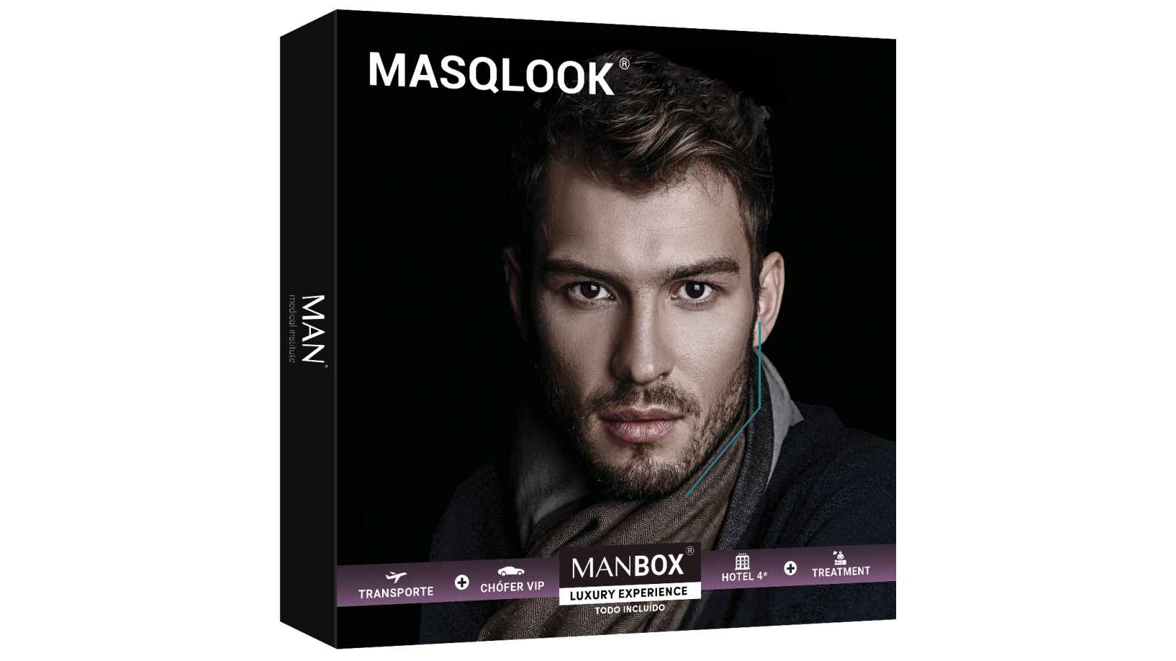 El ácido hialurónico de Masqlook aporta un aspecto más masculino al rostro.