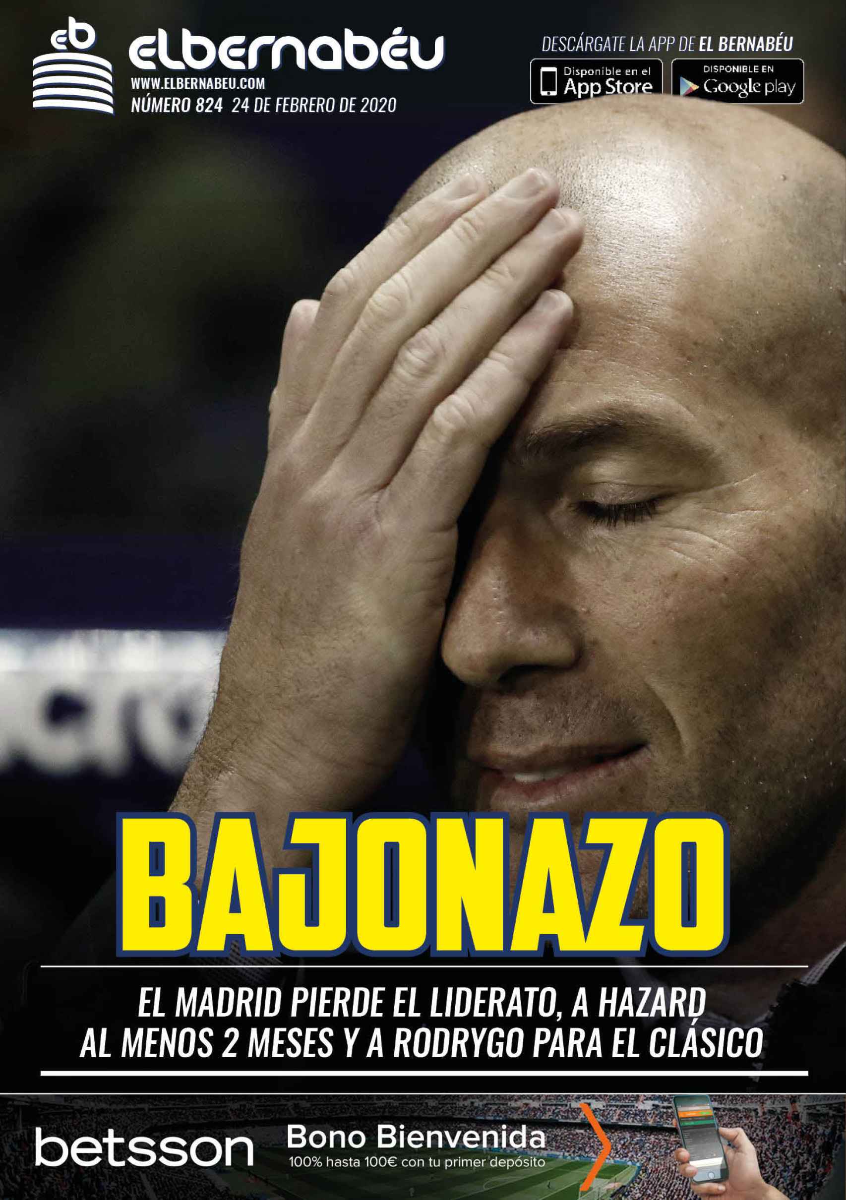 La portada de El Bernabéu (24/02/2020)