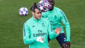 Bale, entrenando con el Real Madrid
